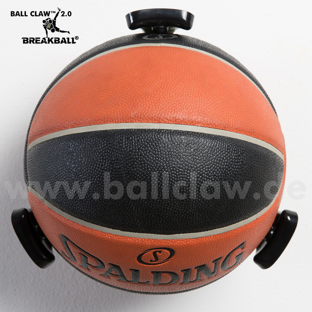 DAS Orginal Ball Holder 2 x Fußball Ballhalter BALL CLAW™,Basketball 